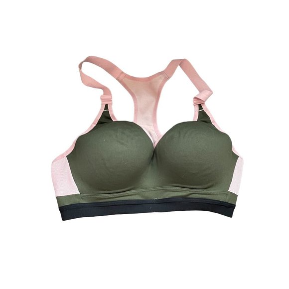 Victoria's Secret Other - Incredible Victoria's Secret Green Black and Pink Sports Bra 36C